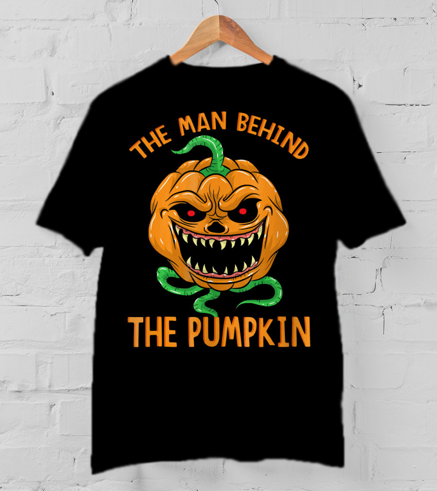 The Man Behind The Pumpkin Halloween Exp T-Shirt