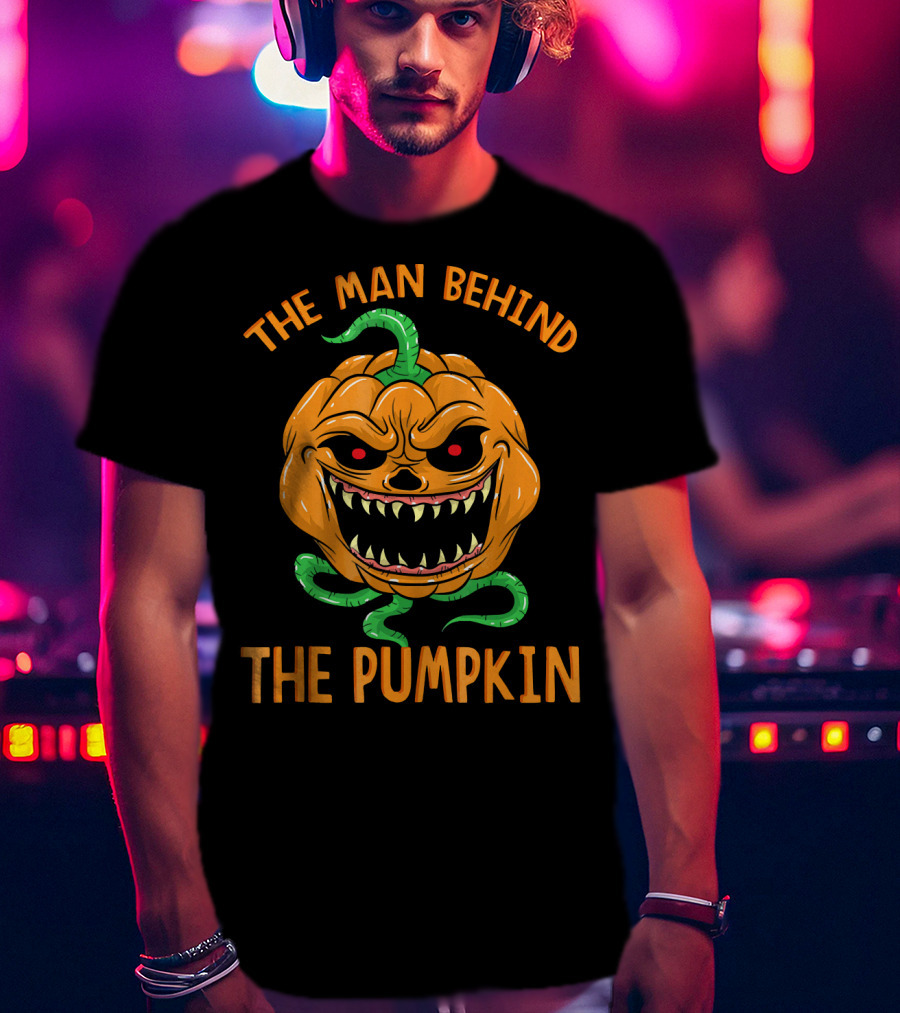 The Man Behind The Pumpkin Halloween Exp T-Shirt