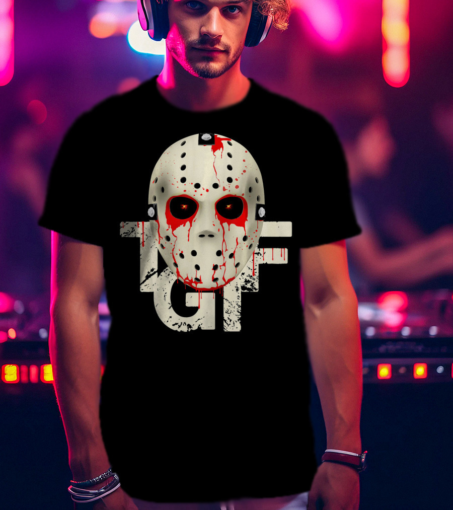 T G I Friday The 13th Hockey Mask T-Shirt
