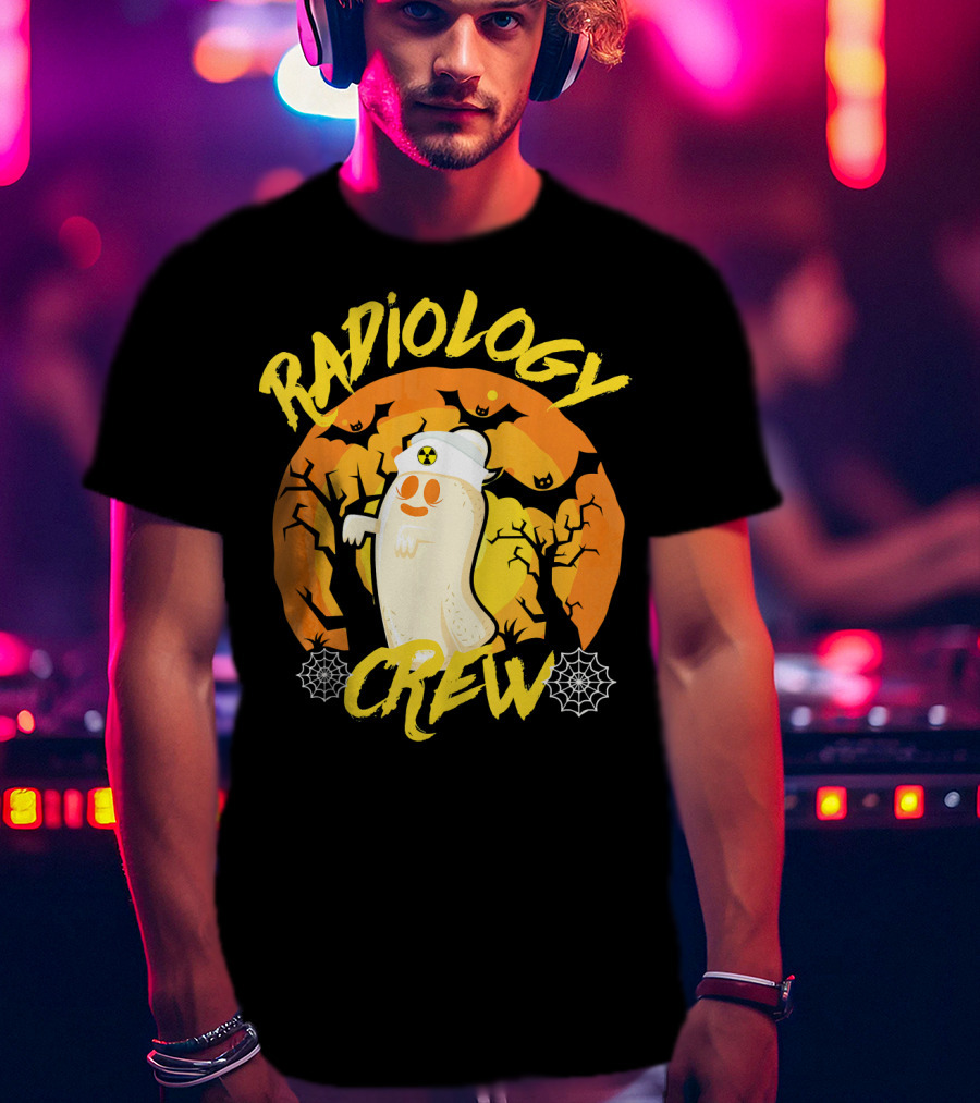 Radiology Crew Halloween Ghost X-Ray Tech T-Shirt
