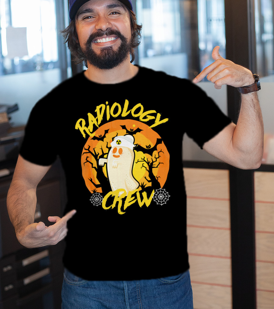 Radiology Crew Halloween Ghost X-Ray Tech T-Shirt