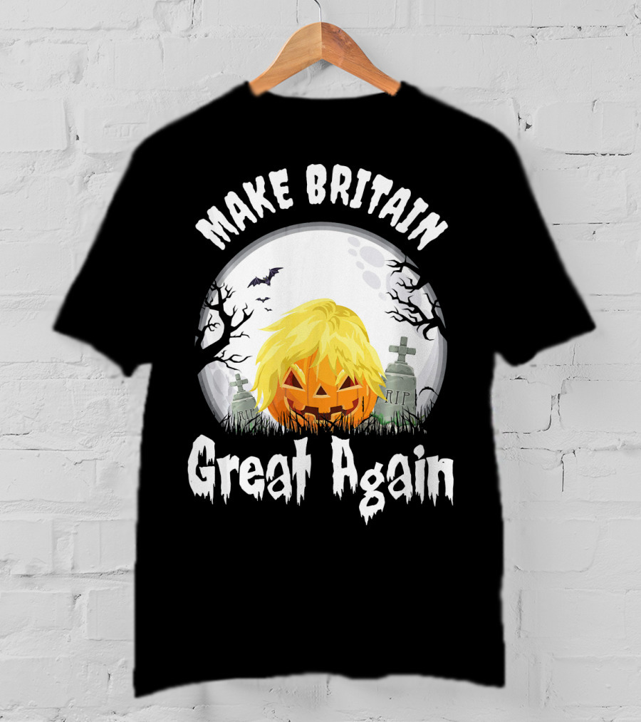 Make Britain Great Again Halloween Brexit Pumpkin T-Shirt