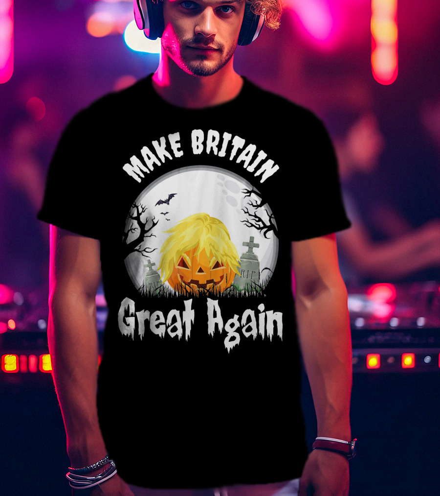 Make Britain Great Again Halloween Brexit Pumpkin T-Shirt