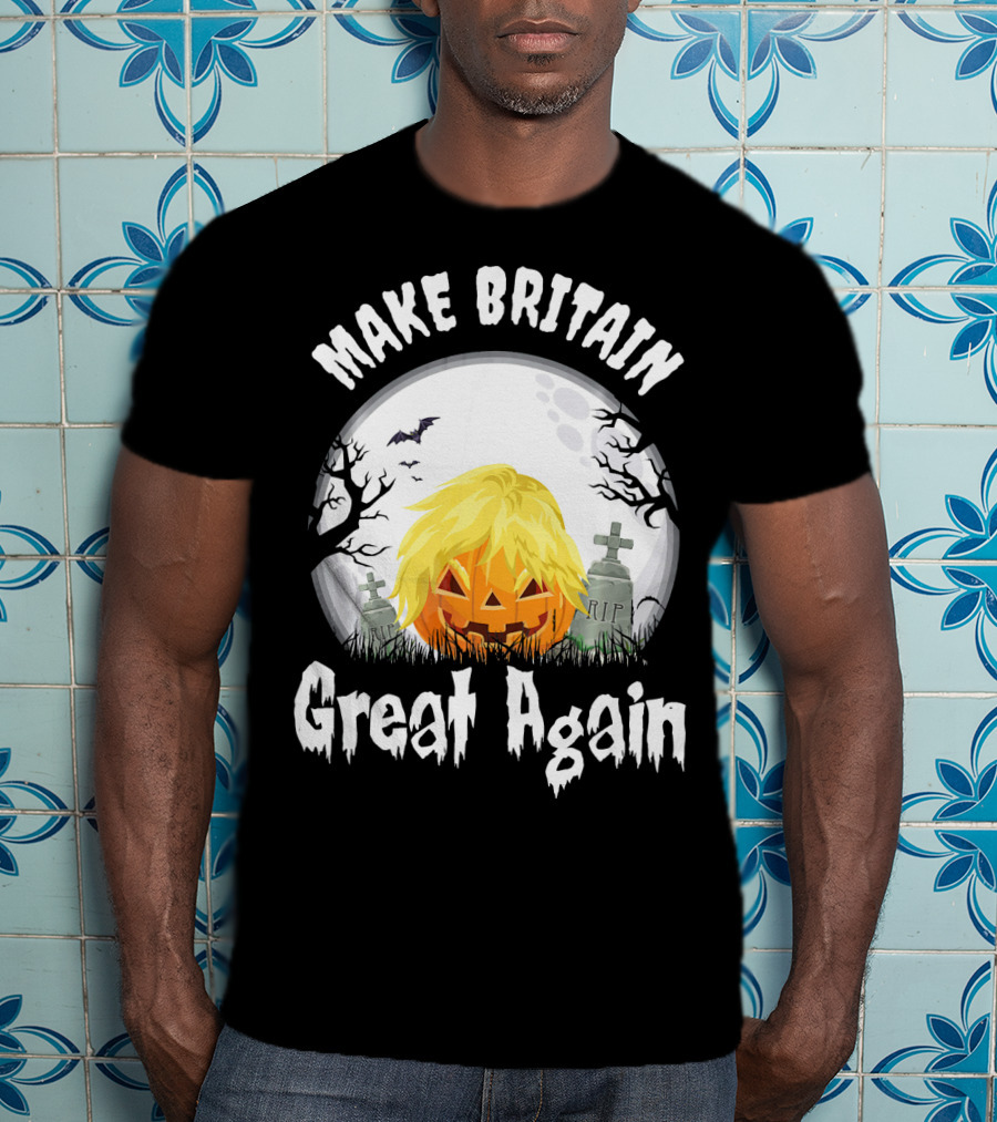 Make Britain Great Again Halloween Brexit Pumpkin T-Shirt