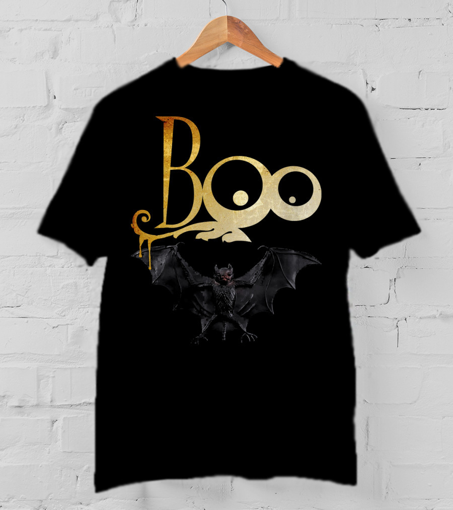 Boo Halloween Cool Bat Spooky Night T-Shirt