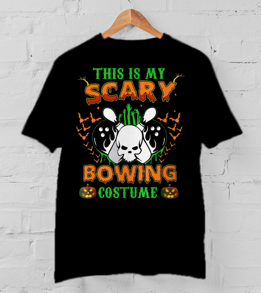 This Is My Scary Bowling Costume T-Shirt