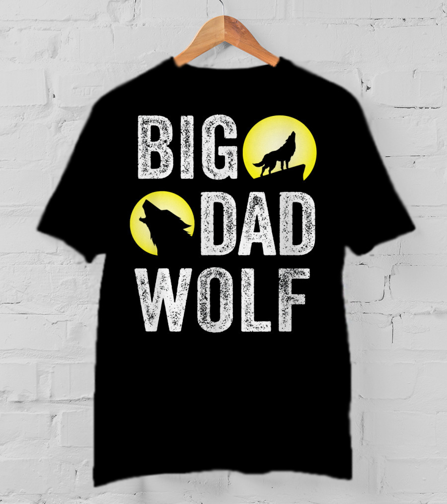 Big Dad Wolf Howling T-Shirt
