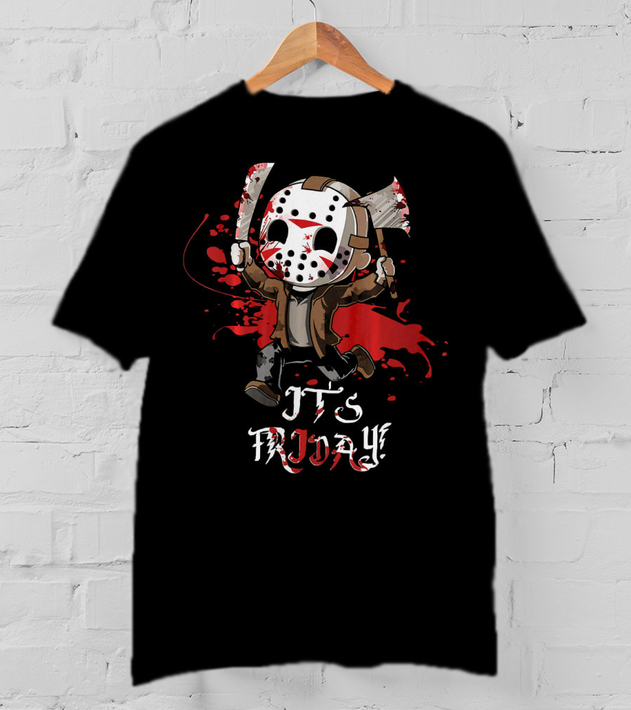 It's Friday Halloween Scary Jason T-Shirt
