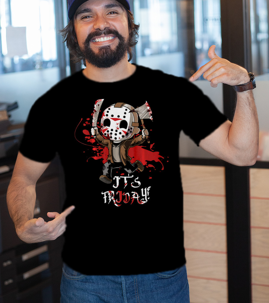 It's Friday Halloween Scary Jason T-Shirt
