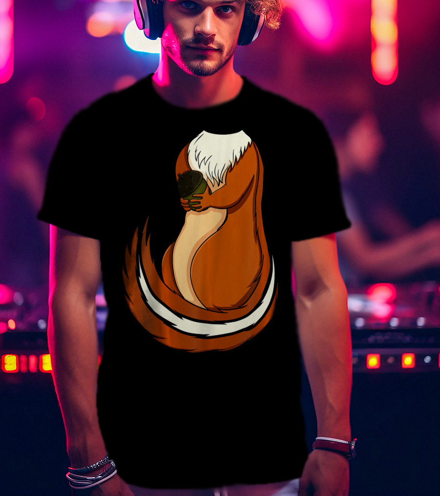 Chipmunk Holding Acorn T-Shirt
