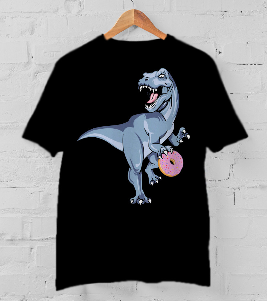 Dinosaur Donut Dino Doughnut Sprinkles T-Rex T-Shirt