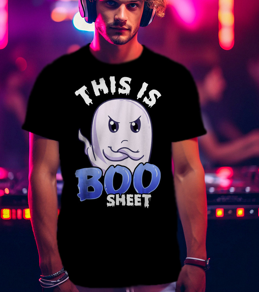 This Is Boo Sheet Ghost Face Boo Sheet T-Shirt