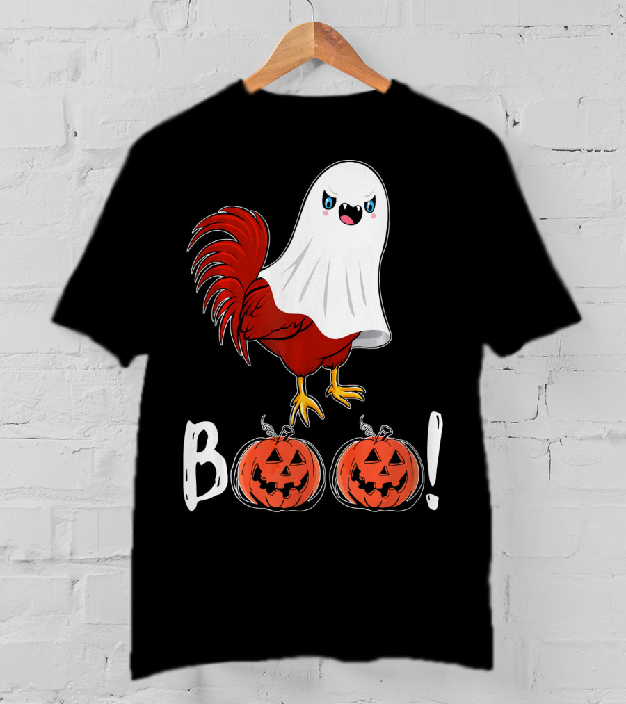 BOO Chicken Ghost Jack-O'-Lanterns T-Shirt
