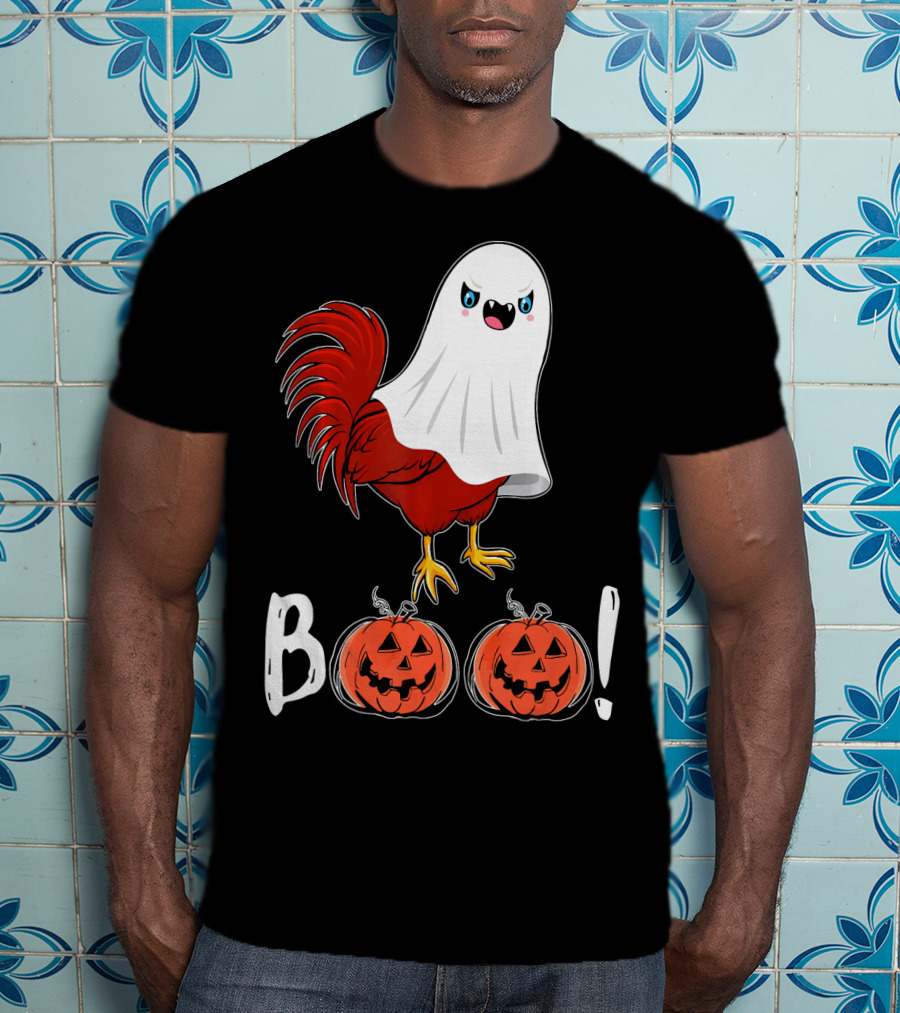 BOO Chicken Ghost Jack-O'-Lanterns T-Shirt