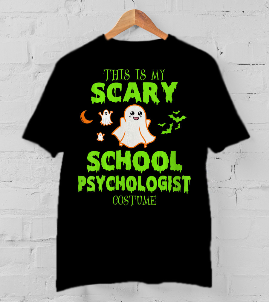 This Is My Scary School Psychologist Costume T-Shirt
