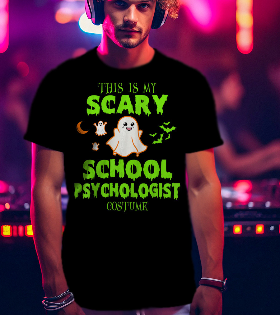 This Is My Scary School Psychologist Costume T-Shirt