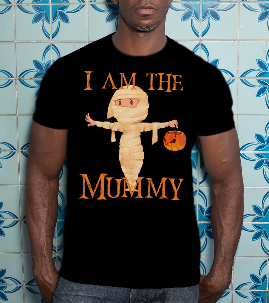 I Am The Mummy Matching Family Halloween T-Shirt