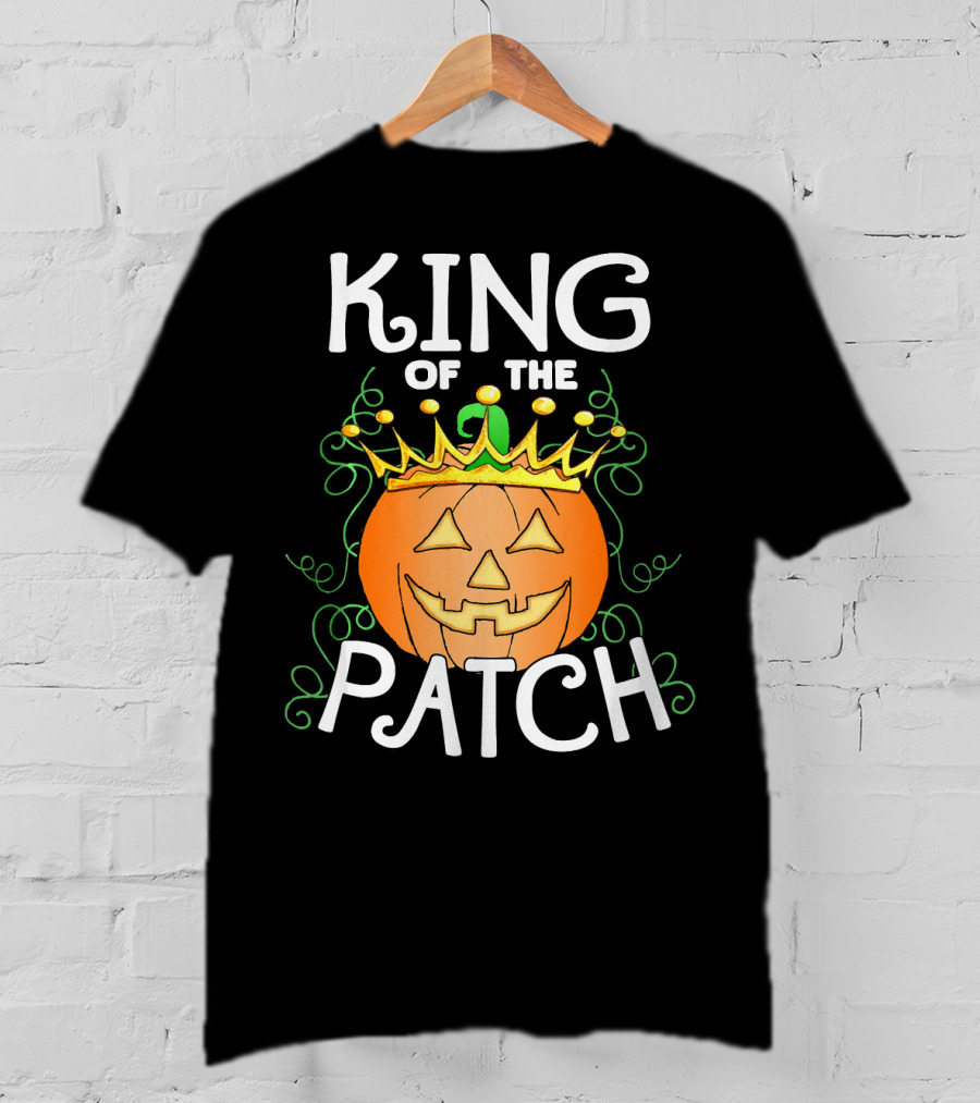 Halloween King Of The Patch Pumpkin With Crown T-Shirt