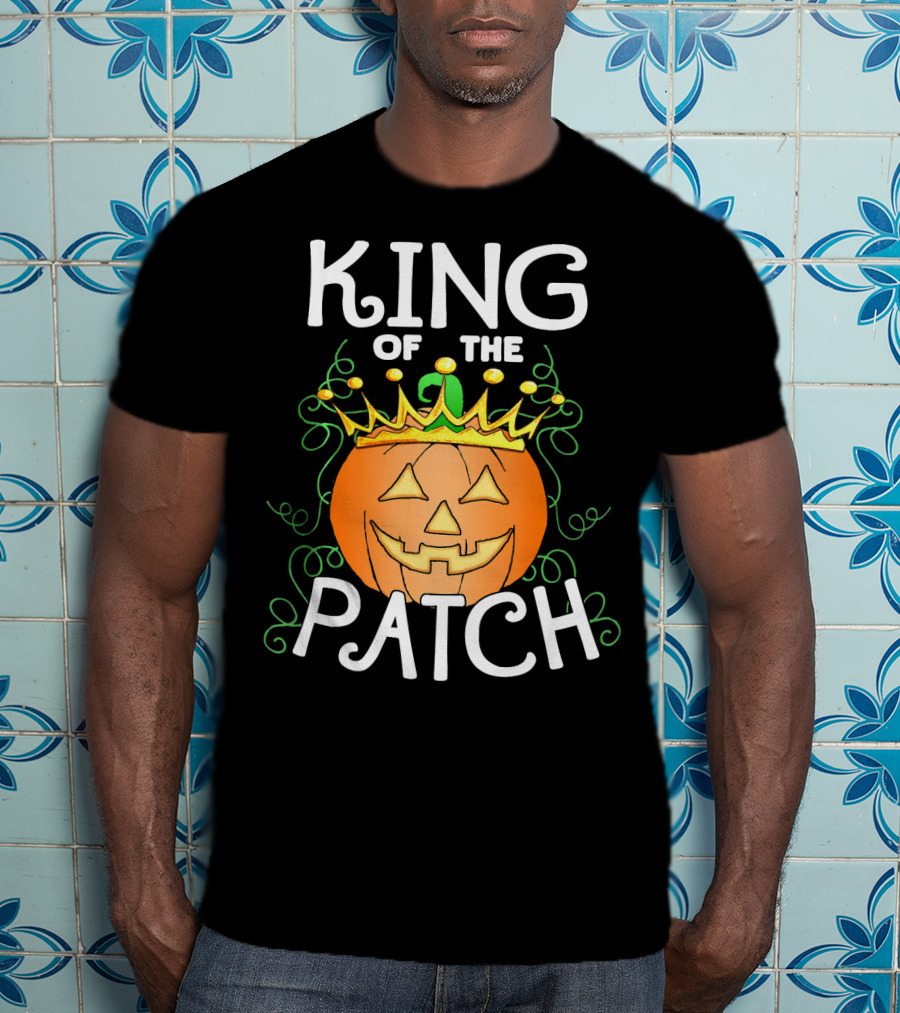 Halloween King Of The Patch Pumpkin With Crown T-Shirt
