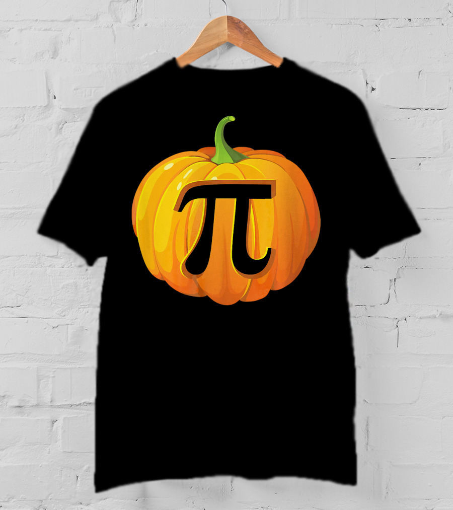 Funny Halloween Math Pun Pumpkin Pi T-Shirt