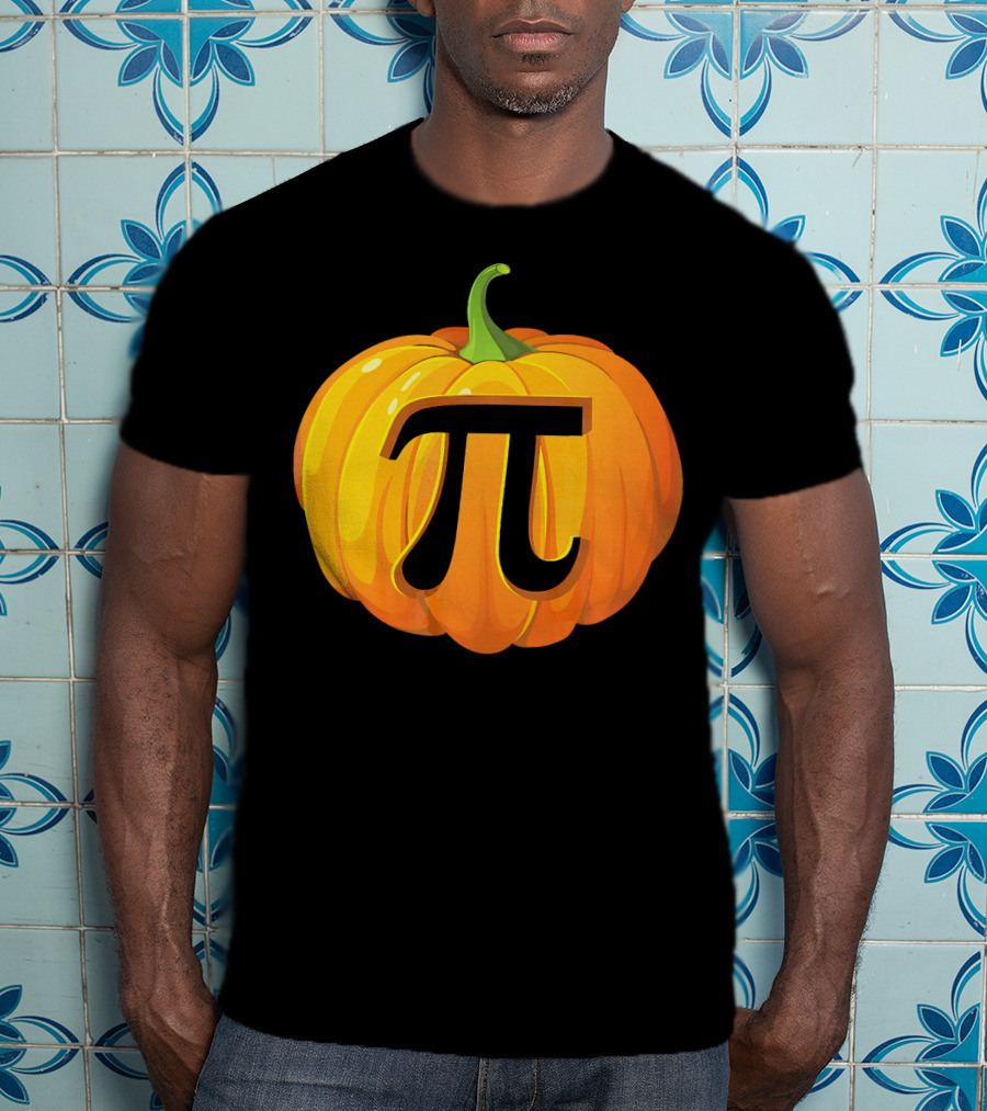 Funny Halloween Math Pun Pumpkin Pi T-Shirt