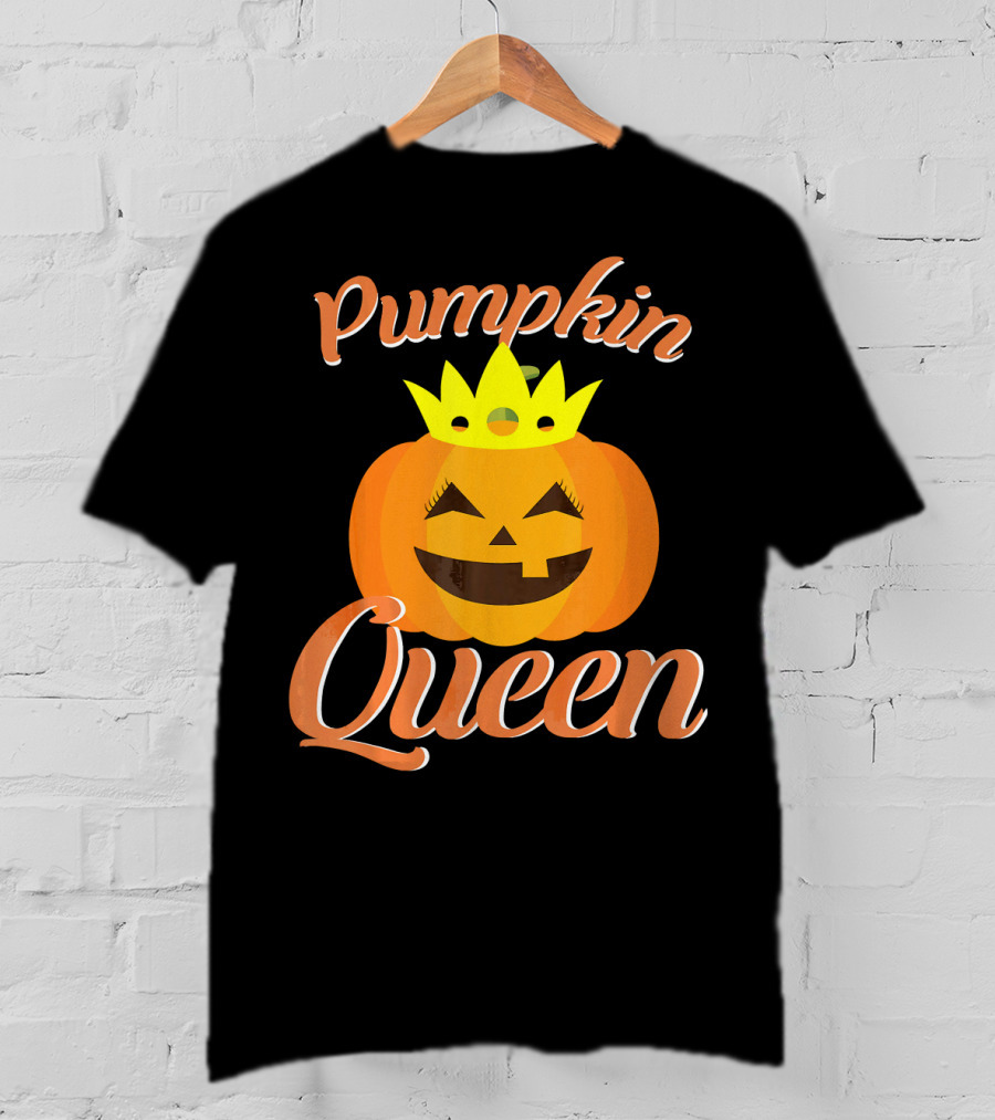 Pumpkin Queen Halloween Crown T-Shirt
