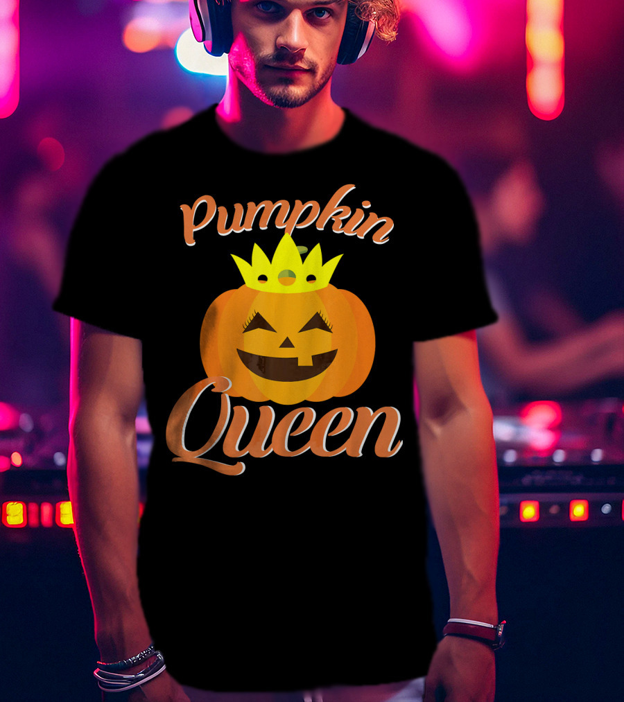 Pumpkin Queen Halloween Crown T-Shirt
