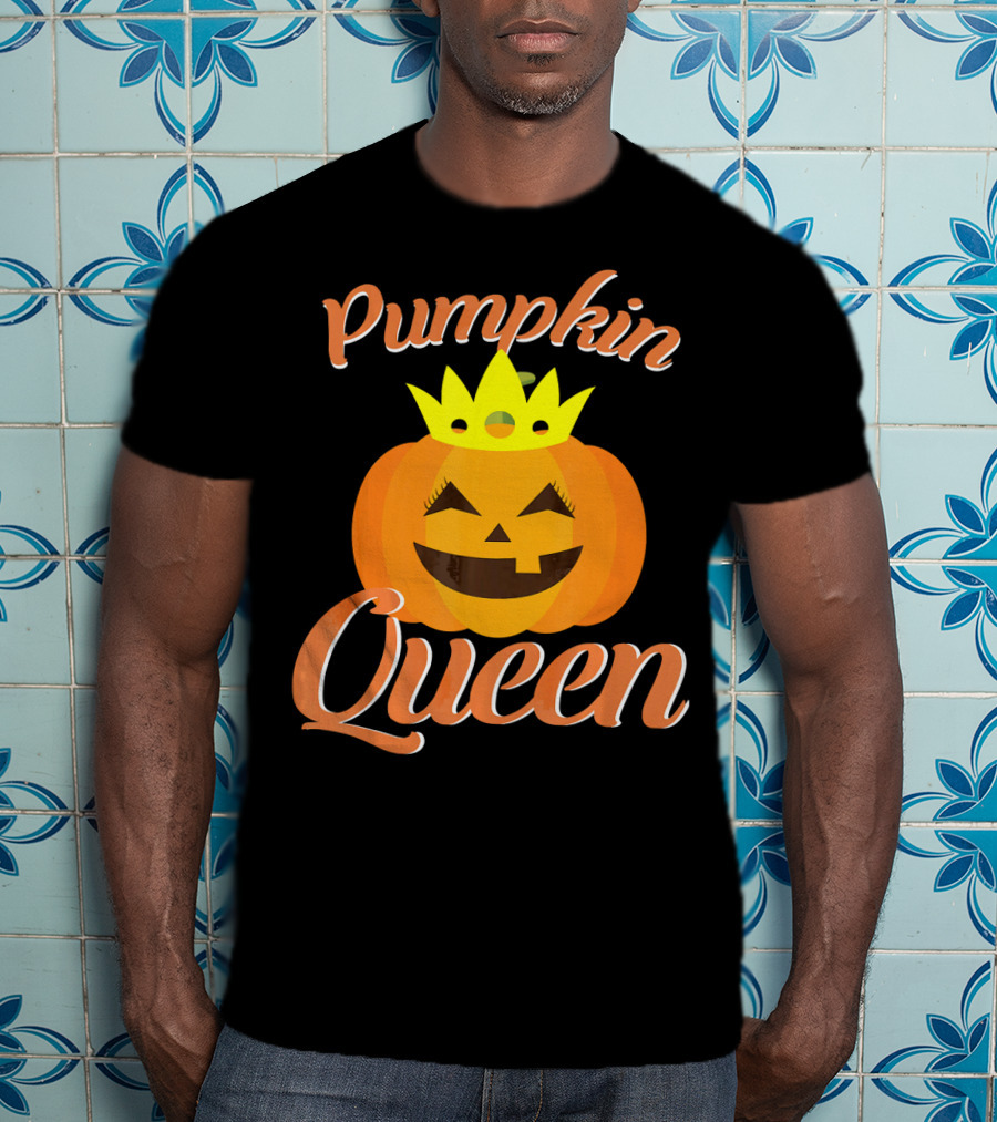 Pumpkin Queen Halloween Crown T-Shirt