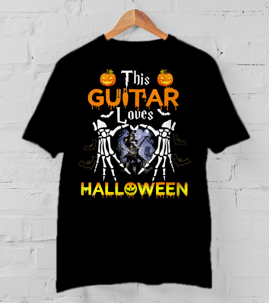 This Guitar Loves Halloween T-Shirt