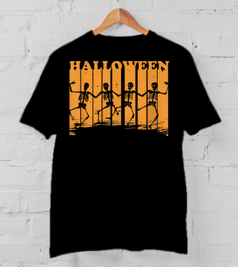 Halloween Dancing Skeletons T-Shirt