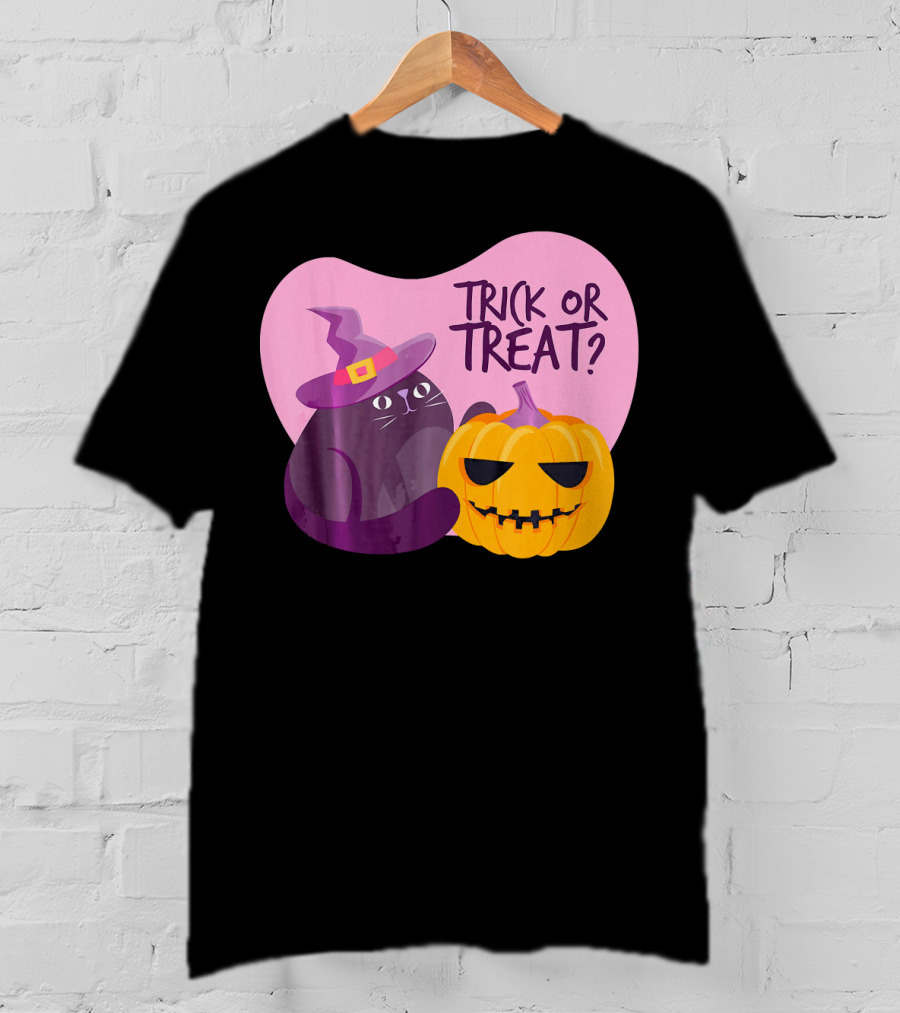 Trick Or Treat Happy Halloween Day Kids Halloween Pump T-Shirt