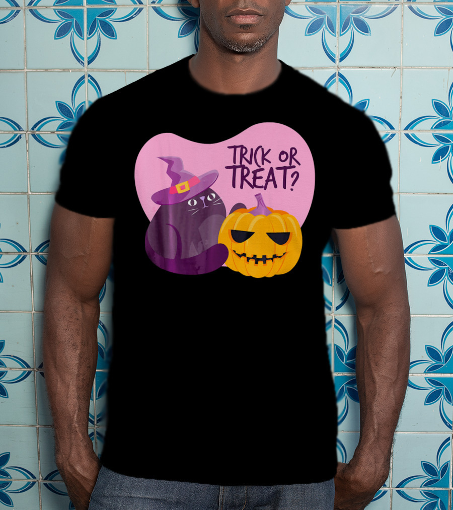 Trick Or Treat Happy Halloween Day Kids Halloween Pump T-Shirt