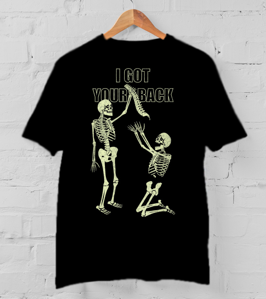 I Got Your Back Halloween Skeletons T-Shirt