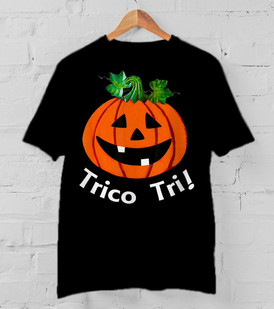 Trico Tri Pumpkin Halloween Jack-O'-Lantern T-Shirt