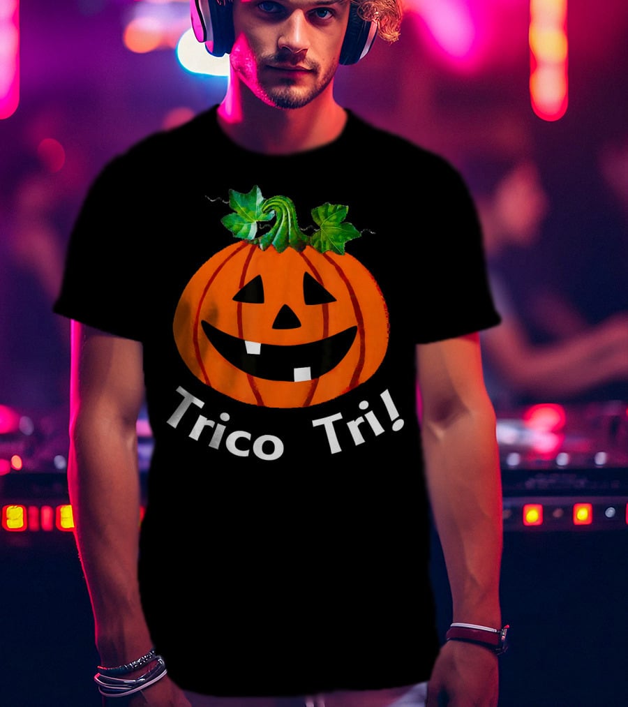 Trico Tri Pumpkin Halloween Jack-O'-Lantern T-Shirt
