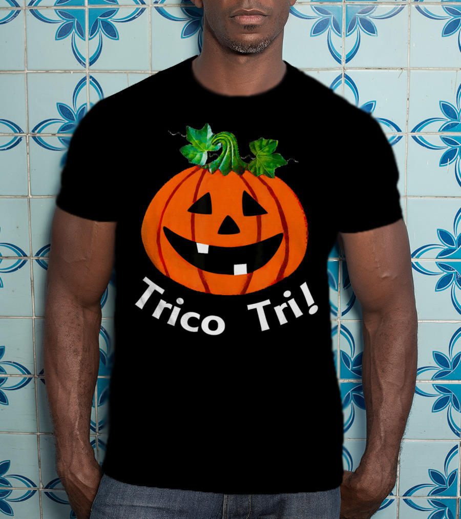 Trico Tri Pumpkin Halloween Jack-O'-Lantern T-Shirt