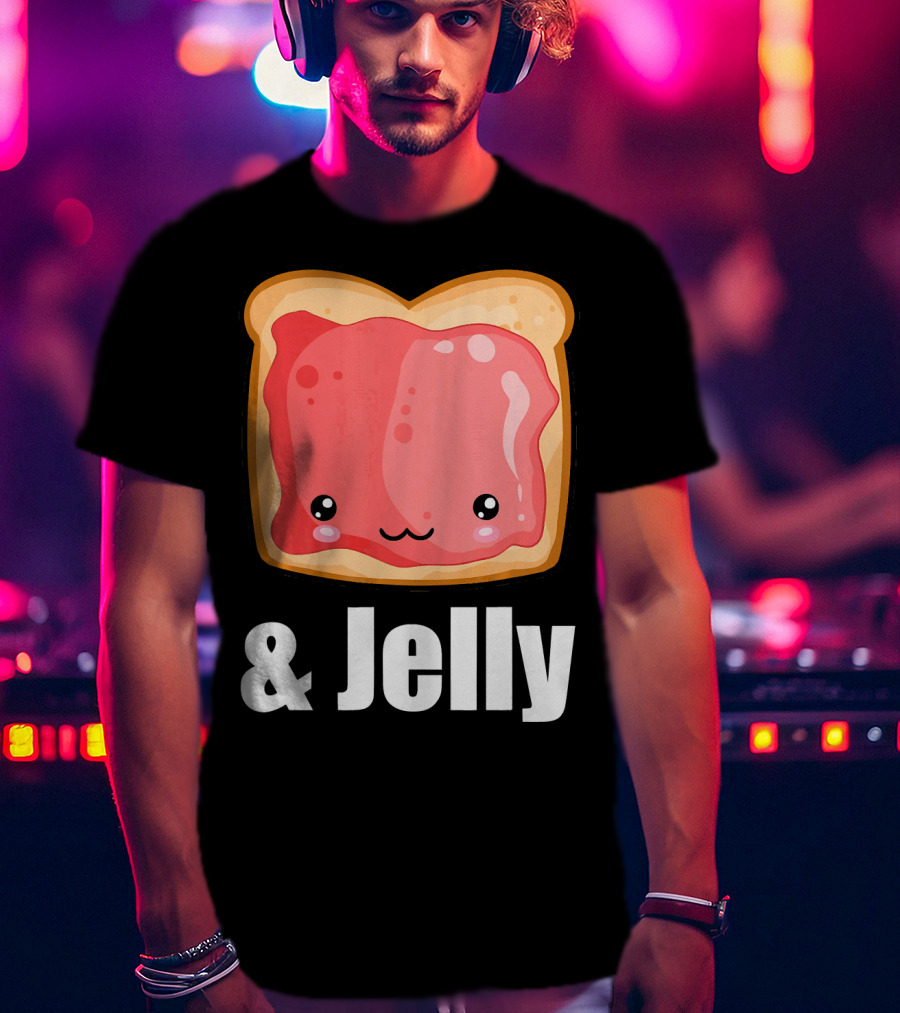 Kawaii Jelly Toast Cute Cartoon PB&J Matchi T-Shirt