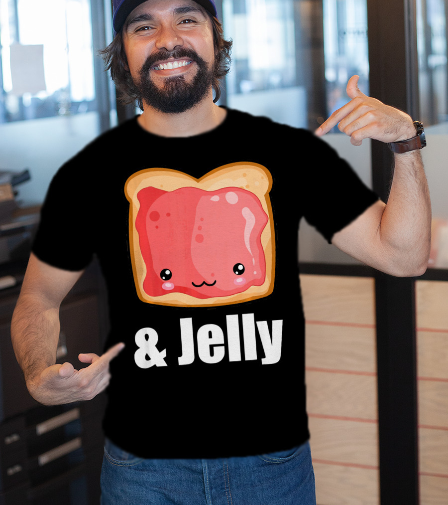 Kawaii Jelly Toast Cute Cartoon PB&J Matchi T-Shirt