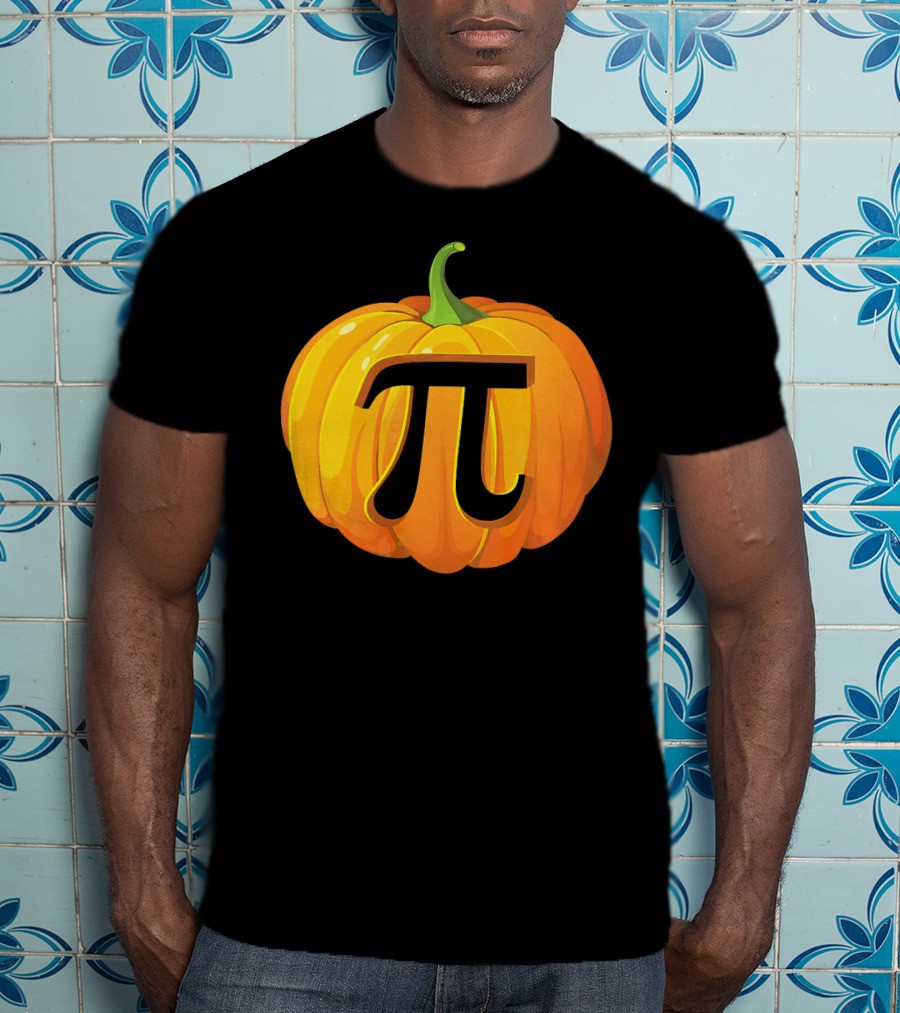 Pumpkin Pi Symbol Halloween Mashup T-Shirt