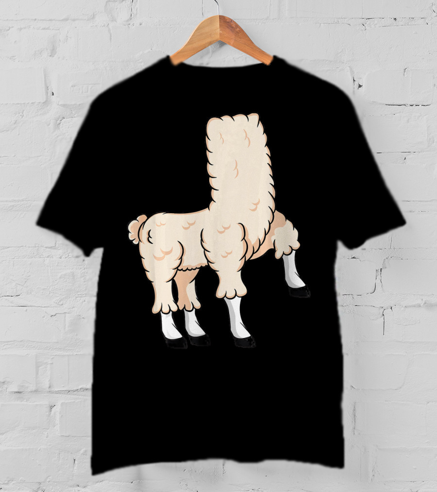 Llama Costume Halloween Easy Cosplay Headless T-Shirt