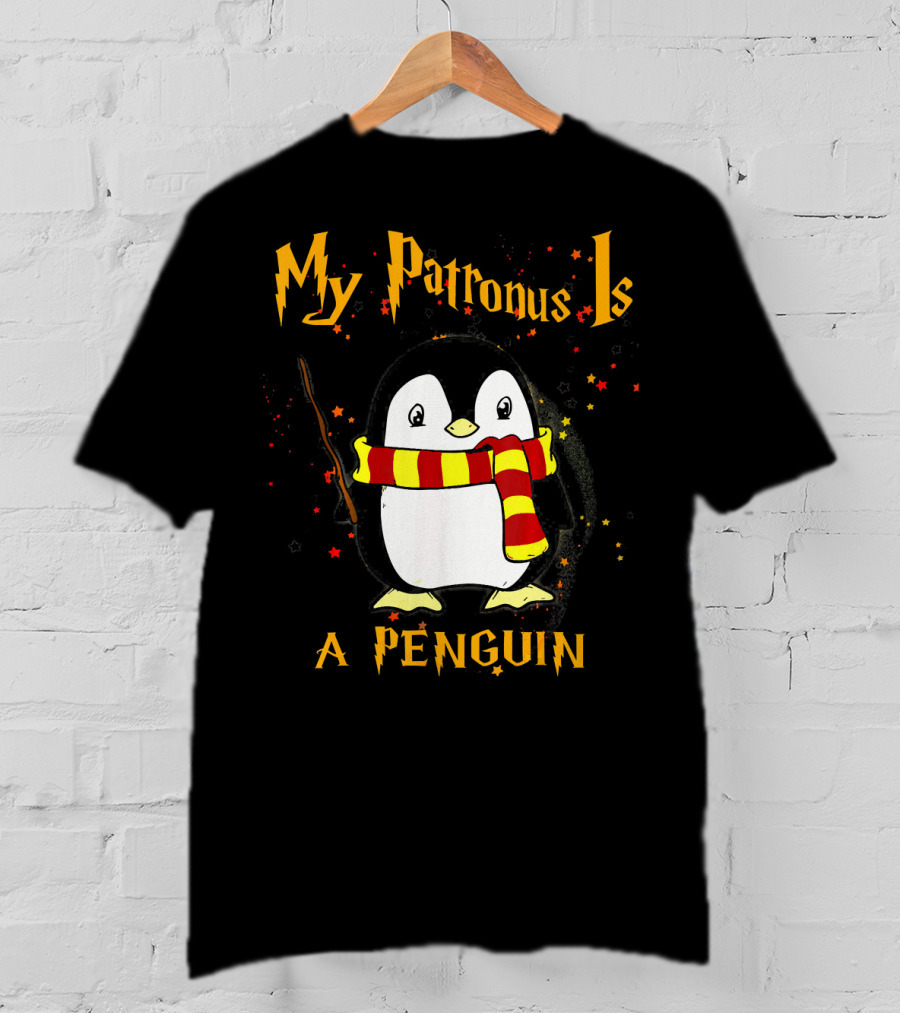 My Patronus Is A Penguin Wizardry Magic T-Shirt