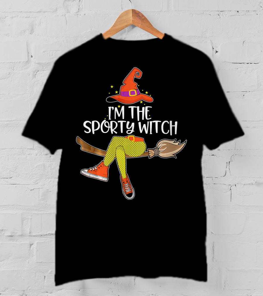 I'm The Sporty Witch Halloween Match T-Shirt