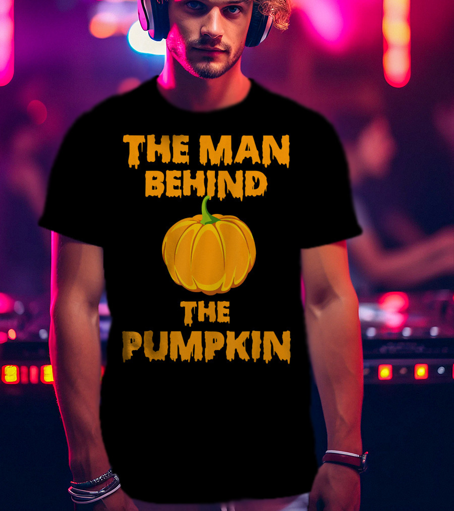 The Man Behind The Pumpkin Halloween T-Shirt