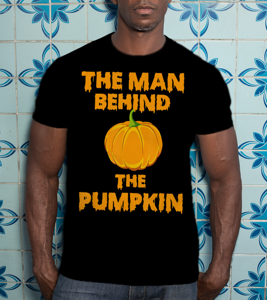 The Man Behind The Pumpkin Halloween T-Shirt