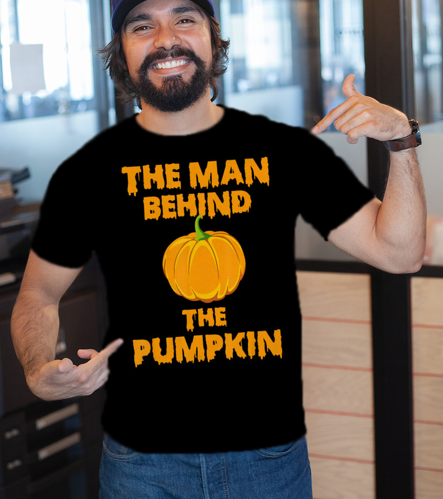 The Man Behind The Pumpkin Halloween T-Shirt