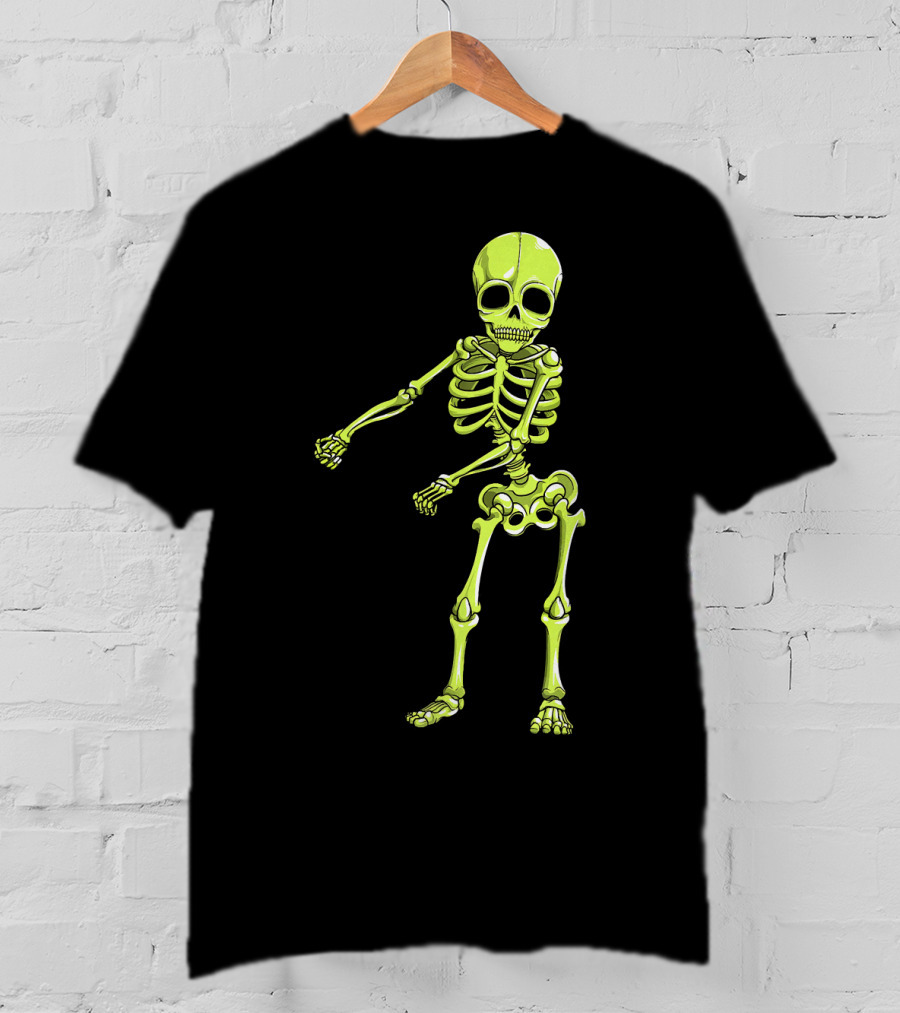 Floss Dance Neon Skeleton T-Shirt