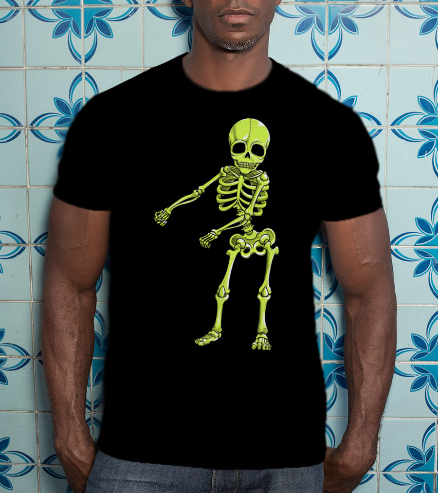 Floss Dance Neon Skeleton T-Shirt