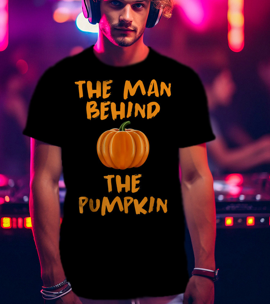 Halloween The Man Behind The Pumpkin T-Shirt