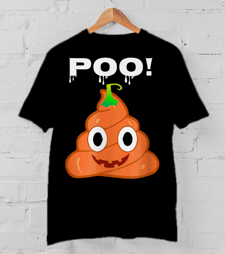Poo Halloween Pumpkin Boo Fun T-Shirt