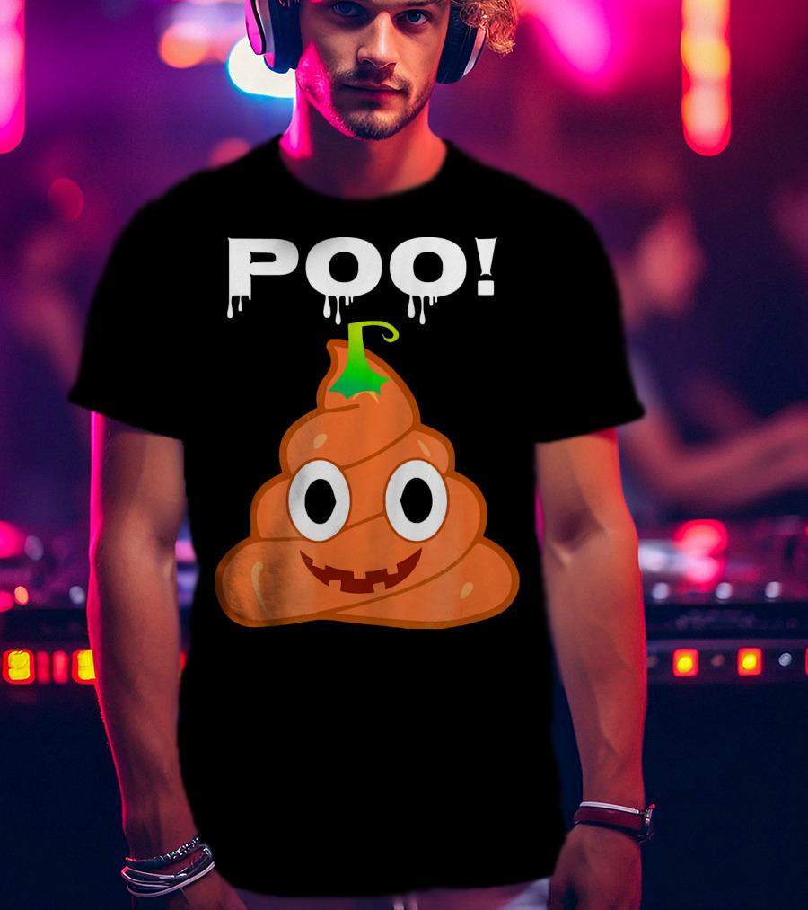 Poo Halloween Pumpkin Boo Fun T-Shirt